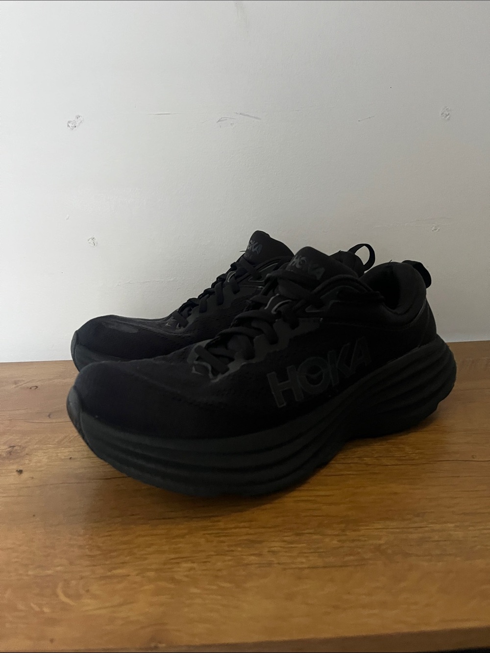HOKA Black Cushioned Everyday Sneakers